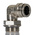 Norgren PNEUFIT 10 Series Straight Threaded Adaptor, G 1/2 Male to Push In 14 mm, Threaded-to-Tube Connection Style,