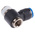 Festo QS Series Elbow Threaded Adaptor, R 1/2 Male to Push In 12 mm, Threaded-to-Tube Connection Style, 153105