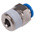 Festo QS Series Straight Threaded Adaptor, R 1/2 Male to Push In 10 mm, Threaded-to-Tube Connection Style, 190646