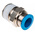 Festo QS Series Straight Threaded Adaptor, R 1/2 Male to Push In 12 mm, Threaded-to-Tube Connection Style, 153010