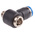 Festo QS Series Elbow Threaded Adaptor, G 1/8 Male to Push In 8 mm, Threaded-to-Tube Connection Style, 186150