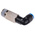 Festo QS Series Elbow Threaded Adaptor, R 3/8 Male to Push In 8 mm, Threaded-to-Tube Connection Style, 153081