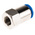 Festo QS Series Straight Threaded Adaptor, G 1/4 Female to Push In 12 mm, Threaded-to-Tube Connection Style, 190651