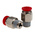Norgren Straight Threaded Adaptor, Push In 6 mm to R 1/8, Threaded-to-Tube Connection Style