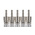 Norgren PNEUFIT 10 Series Straight Fitting, Push In 4 mm to Push In 6 mm, Tube-to-Tube Connection Style, 10023