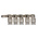 Norgren PNEUFIT 10 Series Straight Fitting, Push In 8 mm to Push In 8 mm, Tube-to-Tube Connection Style, 10043