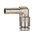 Norgren PNEUFIT 10 Series Straight Fitting, Push In 8 mm to Push In 8 mm, Tube-to-Tube Connection Style, 10043