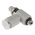 SMC AS-FG Series Threaded Speed Controller, M5 x 0.8 Male Inlet Port x M5 x 0.8 Male Outlet Port x 4mm Tube Outlet Port