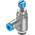 Festo GRLA Series Tube Flow Controller, 8mm Tube Inlet Port x G 1/4 Outlet Port, 534339