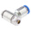 Festo GRLA Series Tube Exhaust Valve, 8mm Tube Inlet Port x G 1/8 Male Outlet Port, 193145