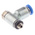 Festo GRLA Series Tube Exhaust Valve, 4mm Tube Inlet Port x M5 Male Outlet Port x 4mm Tube Outlet Port, 193138