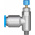 Festo GRLA Series Tube Exhaust Valve, 6mm Tube Inlet Port x M5 Male Outlet Port x 6mm Tube Outlet Port, 197578