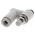 SMC AS Series Threaded Flow Regulator, M5 x 0.8 Male Inlet Port x M5 x 0.8 Male Outlet Port x 4mm Tube Outlet Port