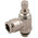 RS PRO Threaded Flow Regulator x 6mm Tube Outlet Port