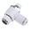 SMC AS Series Threaded Speed Controller, R 1/4 Male Inlet Port x R 1/4 Male Outlet Port x 6mm Tube Outlet Port