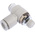 SMC AS Series Threaded Speed Controller, R 1/8 Male Inlet Port x R 1/8 Male Outlet Port x 6mm Tube Outlet Port