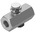 Festo GR Series Threaded Flow Valve, G 1/4 Inlet Port x G 1/4 Outlet Port, 2101