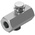 Festo GR Series Threaded Flow Valve, G 1/4 Inlet Port x G 1/4 Outlet Port, 2101