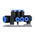 SMCKM 6 Outlet Pneumatic Manifold Fitting Push In 8 mm Push In 4 mm