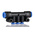 SMCKM 6 Outlet Pneumatic Manifold Fitting Push In 8 mm Push In 4 mm