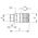 RS PRO Brass Female Quick Air Coupling, G 1/4 Male Threaded