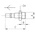 RS PRO Brass Male Coupler Nipple, G 1/4 Male 1/4in Threaded