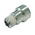 RS PRO Brass Female Quick Air Coupling, G 1/4 Male Threaded