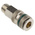 RS PRO Brass, Steel Male Pneumatic Quick Connect Coupling, R 3/8 Male Threaded