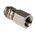 RS PRO Brass Female Pneumatic Quick Connect Coupling, G 1/4 Female Threaded