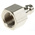 RS PRO Brass Female Pneumatic Quick Connect Coupling, G 1/4 Female Threaded