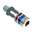 CEJN Brass, Steel Male Pneumatic Quick Connect Coupling, R 1/4 Male Threaded