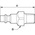 PREVOST Treated Steel Male Plug for Pneumatic Quick Connect Coupling, G 1/4 Male Threaded