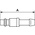 PREVOST Treated Steel Plug for Pneumatic Quick Connect Coupling, 16mm Hose Barb