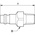 PREVOST Treated Steel Male Plug for Pneumatic Quick Connect Coupling, G 1/4 Male Threaded
