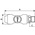 PREVOST Composite Body Male Safety Quick Connect Coupling, G 1/2 Male Threaded