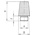 RS PRO Brass 10bar Pneumatic Silencer, Threaded, G 1/8 Male