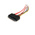 Startech 300mm SATA Data & Power Combo (7+15 Pin) Receptacle SATA Cable