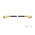 TE Connectivity Male UMCC to Male UMCC Coaxial Cable, 100mm, Terminated