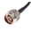 Atem Male SMA to Male N Type Coaxial Cable, 1m, RG223 Coaxial, Terminated