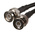 Atem Male BNC to Male BNC Coaxial Cable, 1m, RG223 Coaxial, Terminated