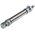 RS PRO Pneumatic Piston Rod Cylinder - 16mm Bore, 40mm Stroke, ISO 6432 Series, Double Acting