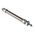 RS PRO Pneumatic Roundline Cylinder - 20mm Bore, 100mm Stroke, ISO 6432 Series, Double Acting