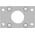 Festo Mounting Bracket FNC-63, For Use With DSBG Series Cylinder, To Fit 63mm Bore Size