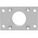 Festo Mounting Bracket FNC-63, For Use With DSBG Series Cylinder, To Fit 63mm Bore Size