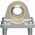 Festo Flange SNCS-50, For Use With DNC Series Standard Cylinder, To Fit 50mm Bore Size