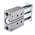 Festo Pneumatic Guided Cylinder - 170866, 40mm Bore, 80mm Stroke, DFM Series, Double Acting