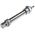 RS PRO Pneumatic Piston Rod Cylinder - 10mm Bore, 25mm Stroke, ISO 6432 Series, Single Acting