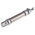 RS PRO Pneumatic Roundline Cylinder - 16mm Bore, 25mm Stroke, ISO 6432 Series, Double Acting