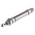 RS PRO Pneumatic Roundline Cylinder - 16mm Bore, 25mm Stroke, ISO 6432 Series, Double Acting