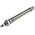 RS PRO Pneumatic Piston Rod Cylinder - 16mm Bore, 80mm Stroke, ISO 6432 Series, Double Acting